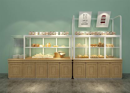 Modern Container Bread Cabinet Storage Cabinet Display Cabinet Bread 3d model