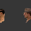 Collection Of Men's Head Models With Diverse Hairstyles And Facial Features
