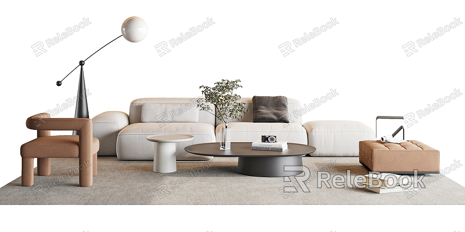 Modern Sofa Coffee Table Combination Sofa Coffee Table model