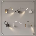 Minimalist wall lamp bedside lamp reading lamp experimental lamp work lamp 3d model