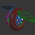Durable Automotive Component with Open Lid and Internal Metal Contact Points