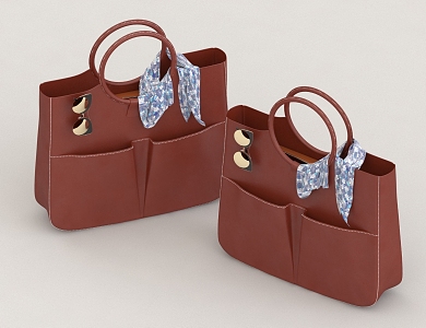 handbag ladies bag 3d model