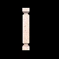 Elegant Traditional Stone Fence With Decorative Columns And Vertical Balusters