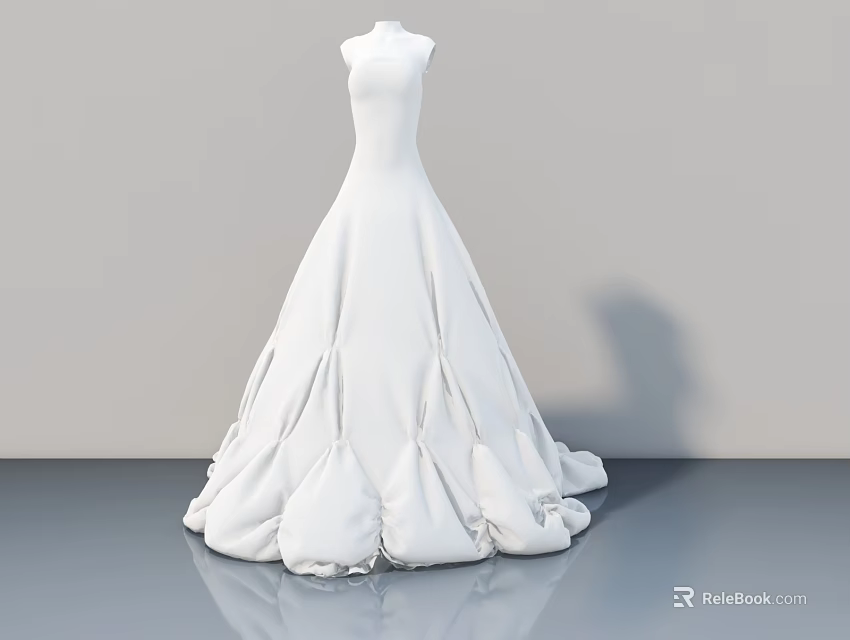 Modern Home Interior Featuring White Hinged Door Design And Decoration 3d model