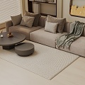 Three-seat sofa 3d model