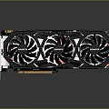 High Performance Gaming Graphics Card With Three Cooling Fans And Advanced Heat Dissipation System