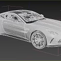White Aston Martin Sports Car With Sleek Design On Country Grassland Road