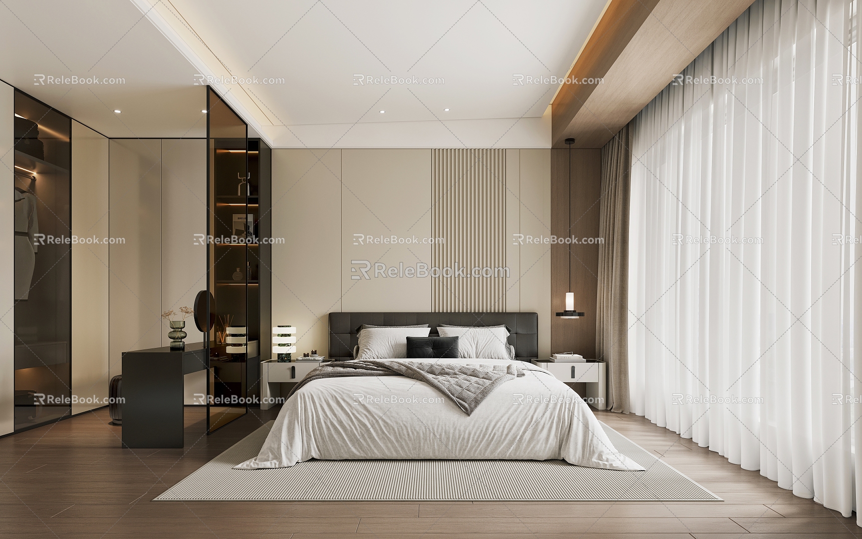 Modern Bedroom 3d model