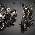 Honda Motorcycle Hyundai Motorcycle 3d model