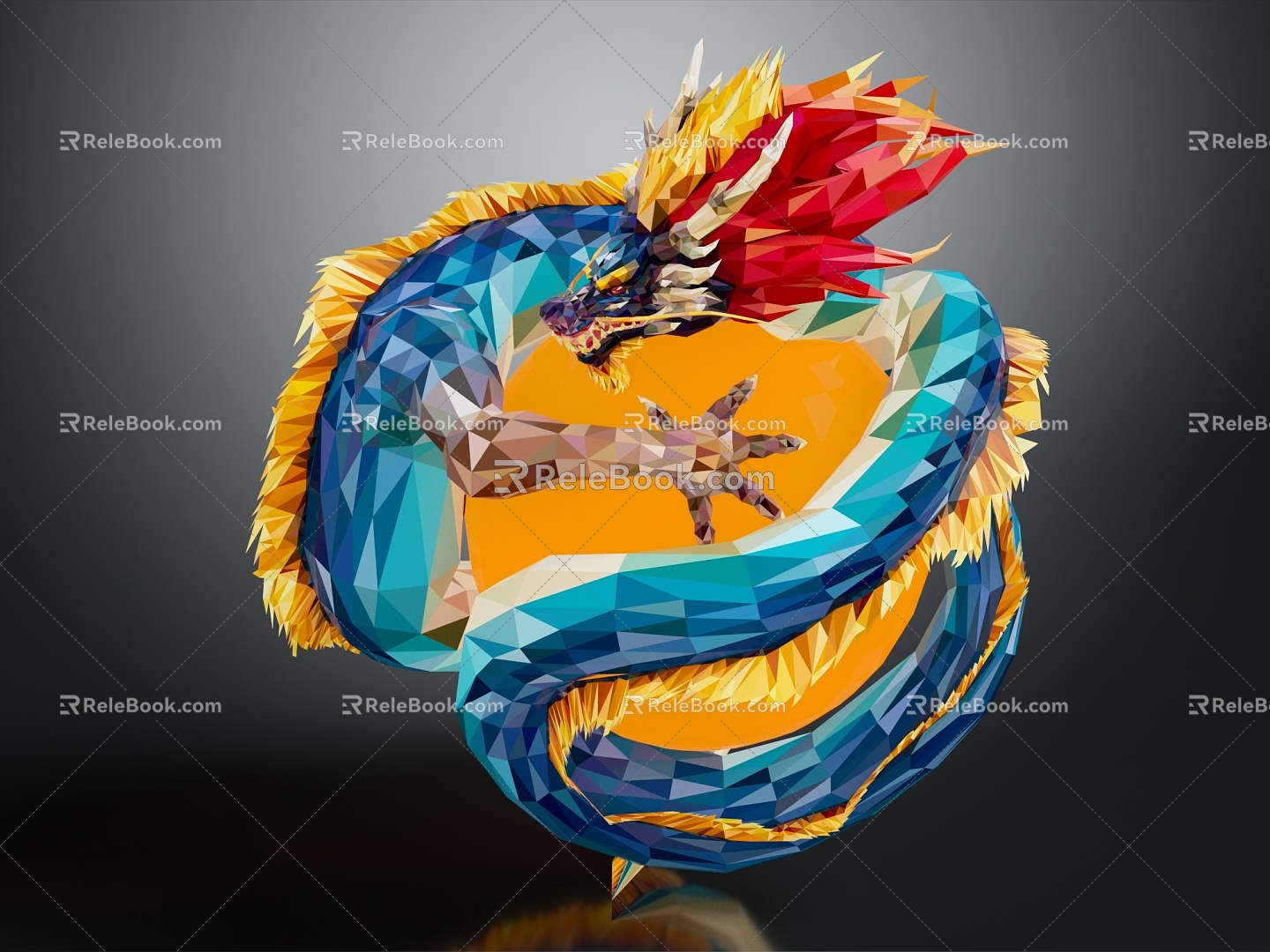 Modern Dragon Chinese Dragon Dragon Dragon 3d model