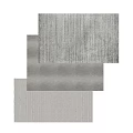Gray Square Rugs With Textured Patterns And Striped Designs For Home Decor 3d model