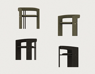 Modern Dining Chair 3d model