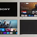Sony Smart TV Displaying Streaming Movies And Shows With High Definition Screen