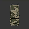Camouflage Military Vehicle With Armored Body Multiple Antennas And Off Road Wheels