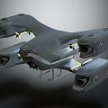Futuristic Passenger Aircraft Concept With Multiple Engines And Advanced Aerodynamic Design