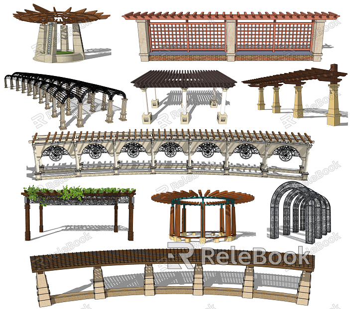 Simple European Gallery Rack model