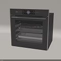 Built in Electric Oven with Digital Display Glass Door and Interior Rack Kitchen Appliance