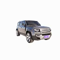 Gray Modern SUV With Rugged Exterior Design And Large Alloy Wheels