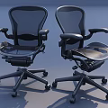 Ergonomic Black Mesh Office Chair with Adjustable Armrests and Swivel Wheels