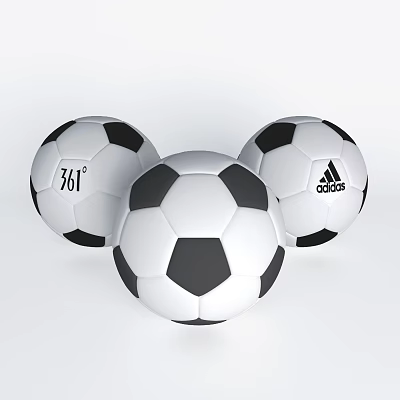 modern football 3d model