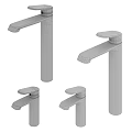 Various Modern Faucets in Black Silver Featuring Sleek Tall Contemporary Design Styles