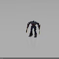 Optimus Prime Robot Character With Red Blue White Armor And Mechanical Weapons Standing Pose Design