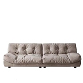 Modern cloud three-seat sofa 3d model