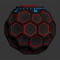 Sci-fi Grenade Gun Grenade 3d model