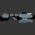 Futuristic Spacecraft Design With Advanced Components For Deep Space Exploration