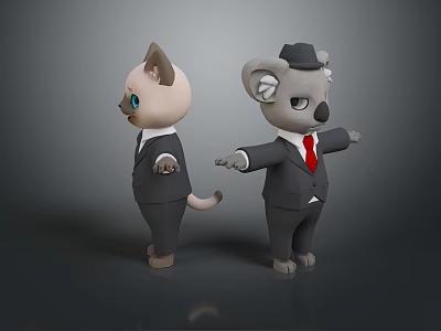 Cartoon Mouse Animation Mouse Animation Mouse Cartoon Character Cartoon Animal Cartoon Small Animal Game Character 3d model