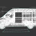 Silver Renault Master Bus With Box Truck Exterior Design Features