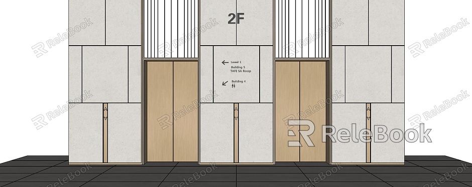 Elevator hall model