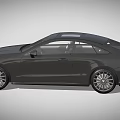 Sleek Black Mercedes Coupe Featuring Modern Design And UK License Plate