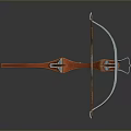 Crossbow Mechanical Crossbow Shift Bow and Arrow Shoot Far Equipment Weapons High-tech Crossbow 3d model