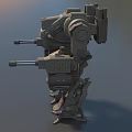 Robot AI Intelligent Machine Mech Warrior Doom Machine Warrior Mechanical Warfighter Super Realistic High Precision Video Level 3d model