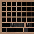 Modern socket switch 3d model
