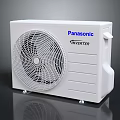 Panasonic Inverter Air Conditioner Fan with White Exterior and Efficient Cooling Performance