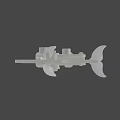 3D Dolphin Shaped Decorative Ornament With Ocean Themed Base Design