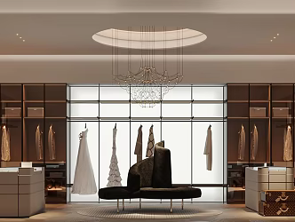 The present villa generation cloakroom 3d model