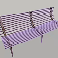 Dark Brown Solid Wood Leisure Chair With Slatted Backrest For Modern Minimalist Indoor Space