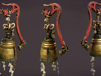 New Chinese Bells Ancient Bells 3d model
