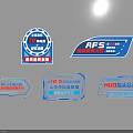 Modern Product Tags And Certification Badges With Blue Red Accents Professional Design For Quality Labels