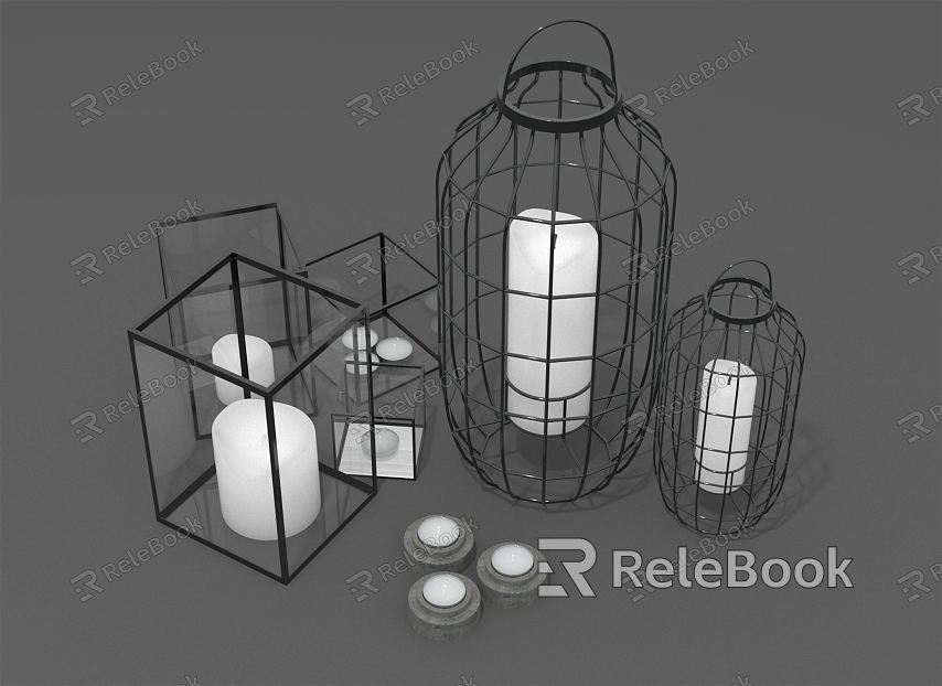 Modern Candle Lamp Candle model