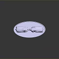 Low Poly Style White Elephant Models Standing On Circular White Base With Reflection