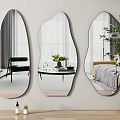 Mirror fitting mirror full-length mirror mirror hanging mirror 3d model