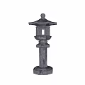 Stone lamp floor lamp 3d model