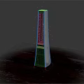 Electric Heater Vertical Modern Design With Efficient Heating Sleek Black Finish For Home