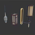 Traditional Decorative Lanterns In Red White Gold With Hanging And Tabletop Styles