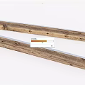 Natural Stone Wood Decorative Strips With Rustic Wood Grain And Smooth Surface
