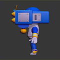 Robot Assistant Small Robot Butler Robot Butler Figure Game Figure 3d model